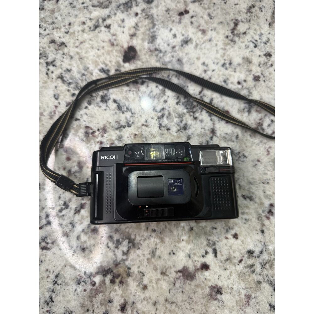 Vintage Ricoh FF-3af 35mm F3.2 Point And Shoot Film Camera
